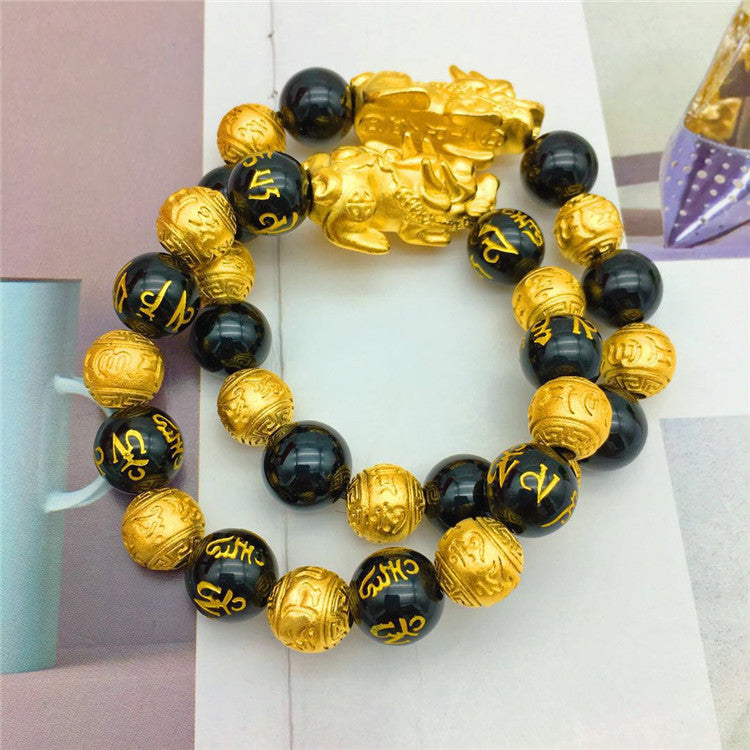 Gold jewelry gold-plated brave bracelet