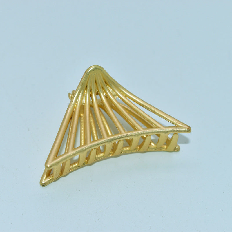 Golden hair clip