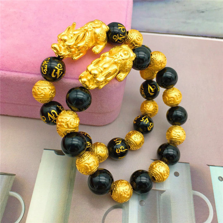 Gold jewelry gold-plated brave bracelet