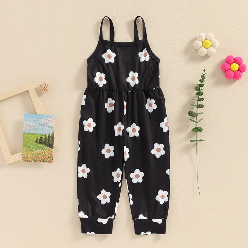 Jumpsuit Floral Print Full Printed