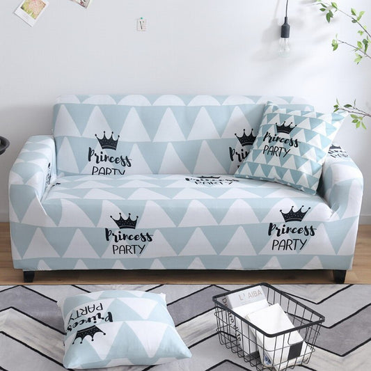 Printed cushion sofa cover