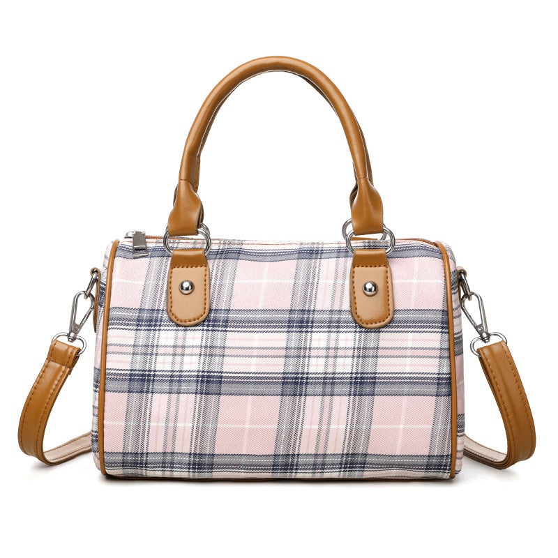 Style Round Barrel Shoulder Bag