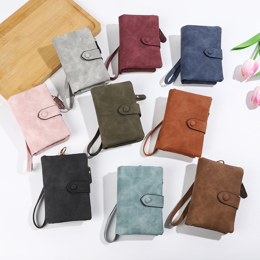 Soft Leather Off Multi-slot Wallet And Coin Purse