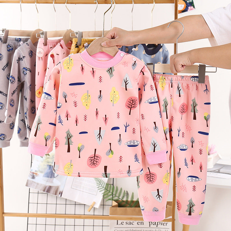 Clothing Winter Boys And Girls Thickened Autumn Clothes Long Trousers