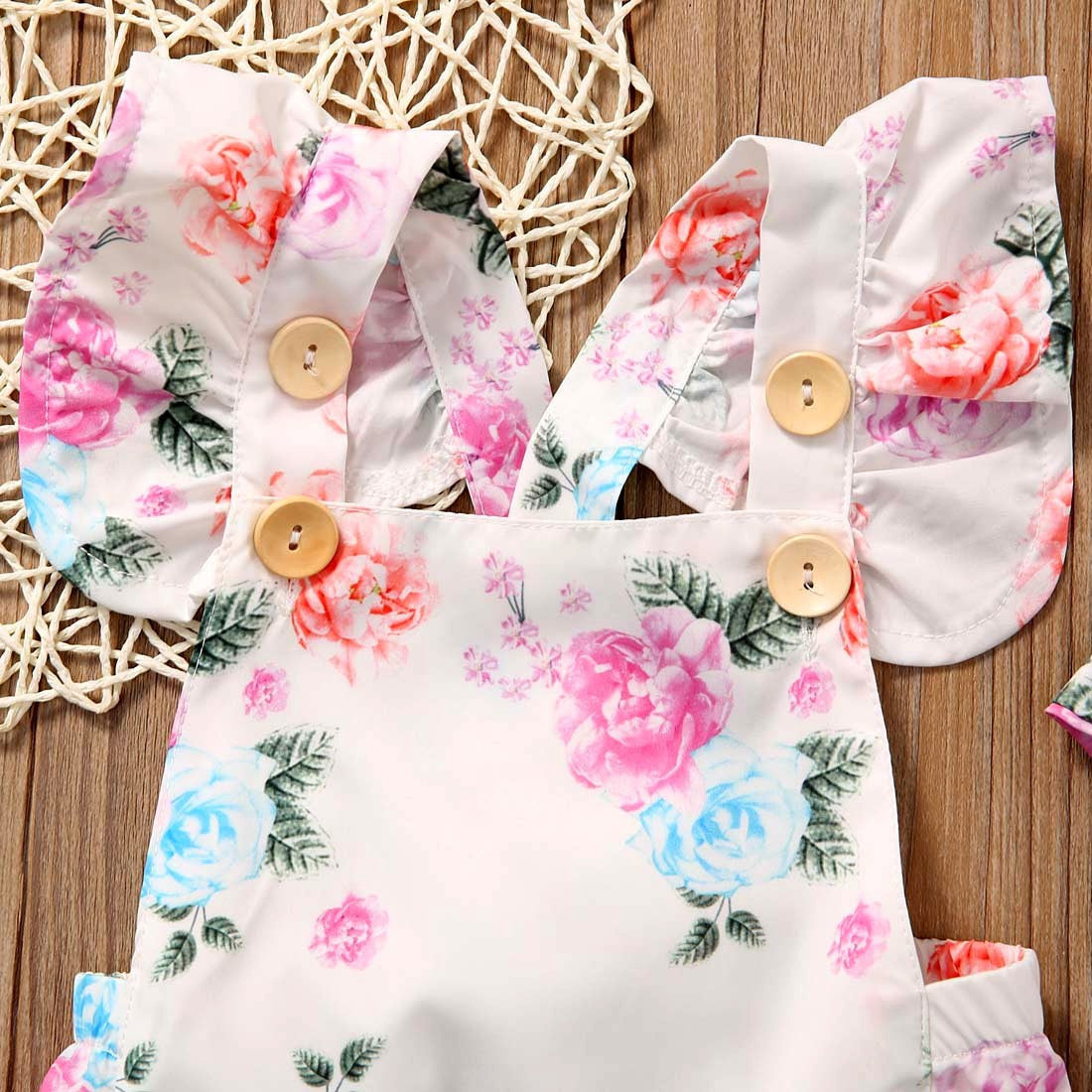 Floral Ruffled Set Infant Casual Trend