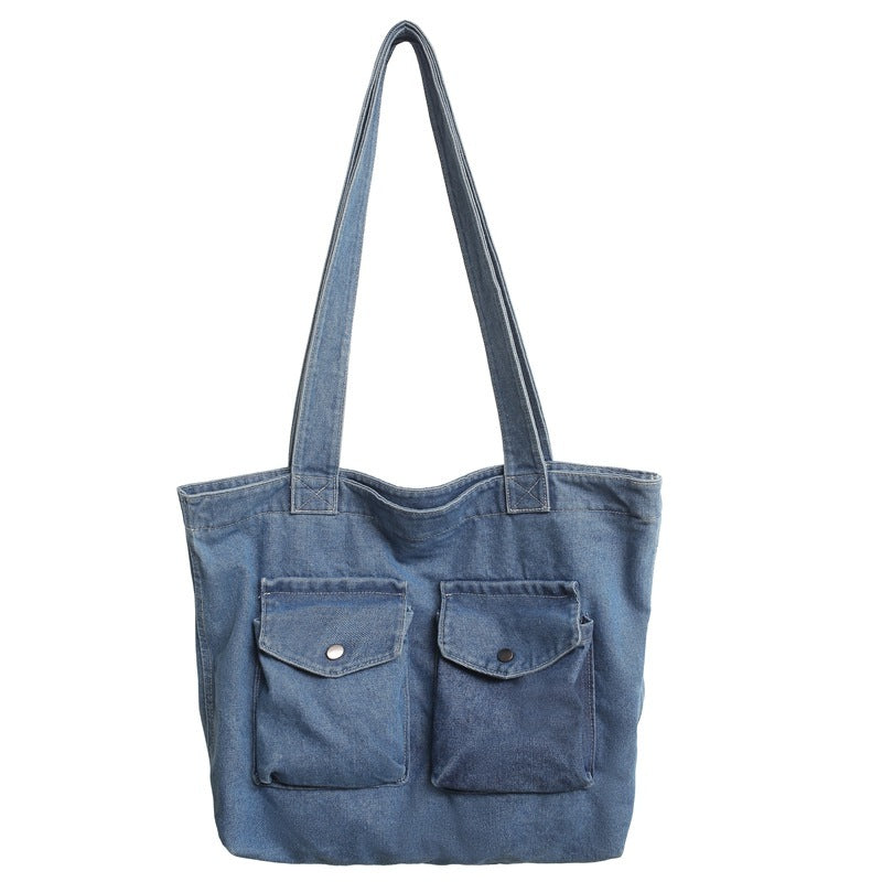 Retro Denim Shoulder Bag
