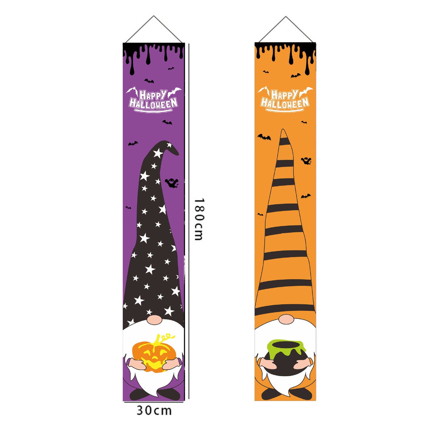Halloween Banner Couplet Cartoon