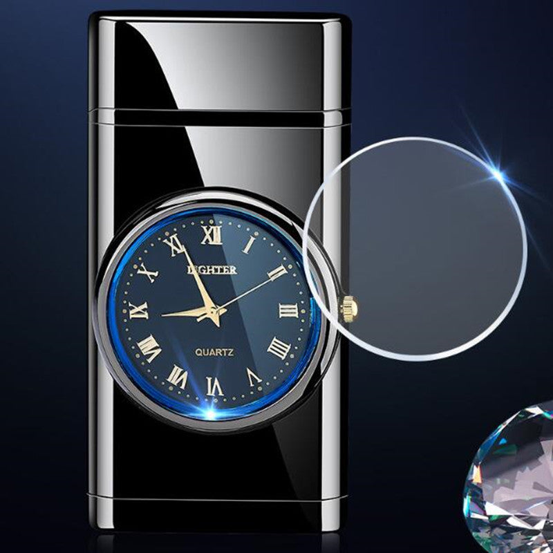 Electronic Watch Cigarette Lighter-in-one Body