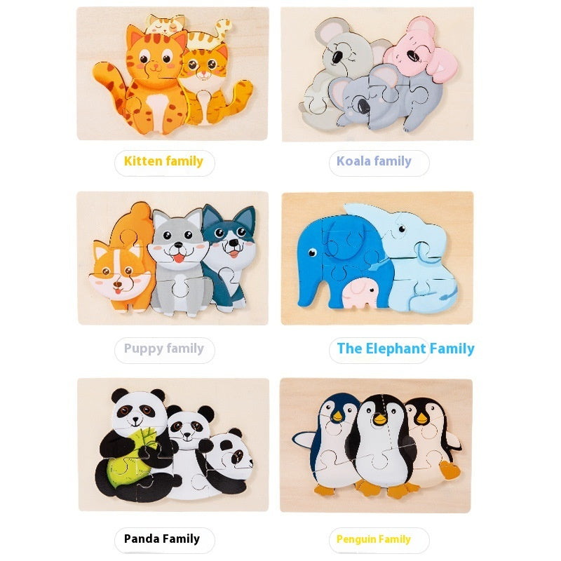 Animals Puzzle Blocks Toys