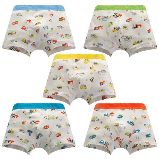Boys Boxer Shorts Cartoon Printed