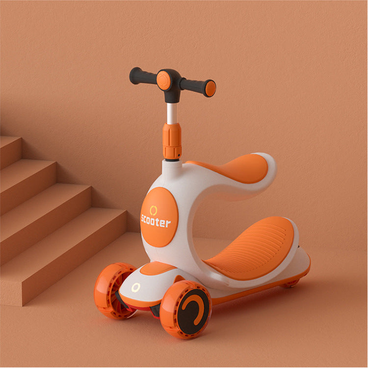 Anti-rollover Pedal Scooter