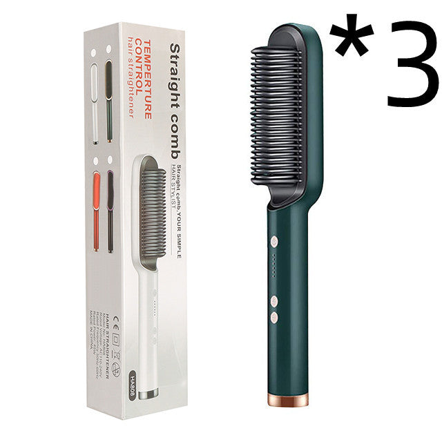 New 2 In 1 Hair Straightener Hot Comb  Dual-purpose Electric Hair Brush
