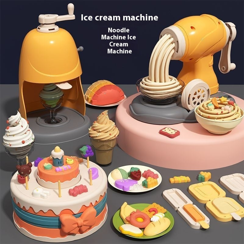 Colored Clay Noodle Maker Handmade Toys