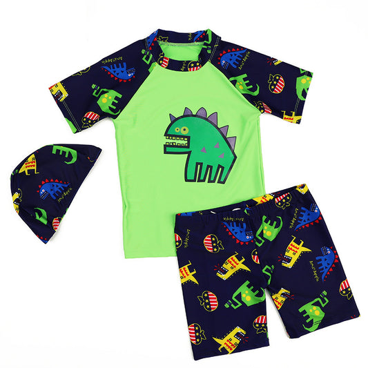 Swimsuit Cartoon Quick-drying Boy Swimwear
