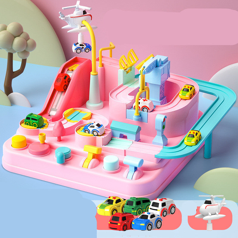 Big Adventure Parking Lot Rail Car Toy