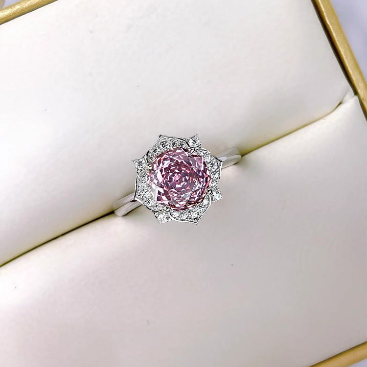 Flower Ring Elegant Stud Earrings