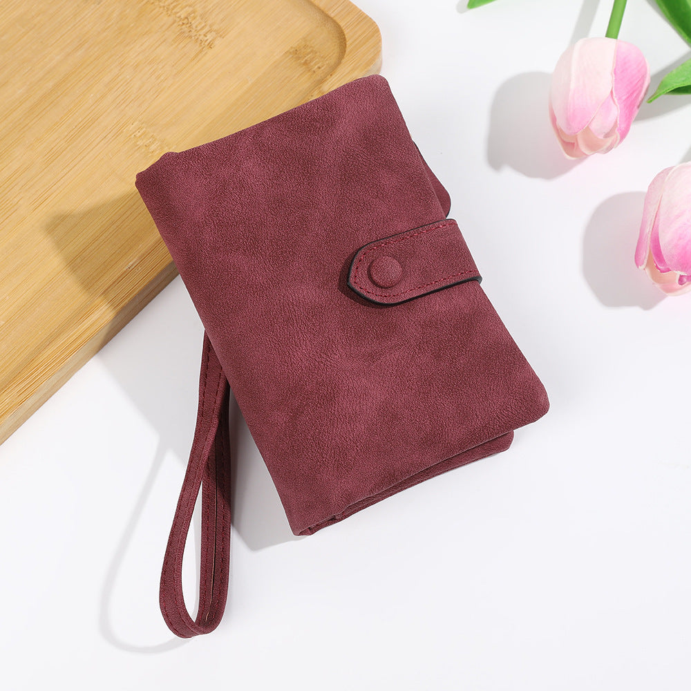 Soft Leather Off Multi-slot Wallet And Coin Purse