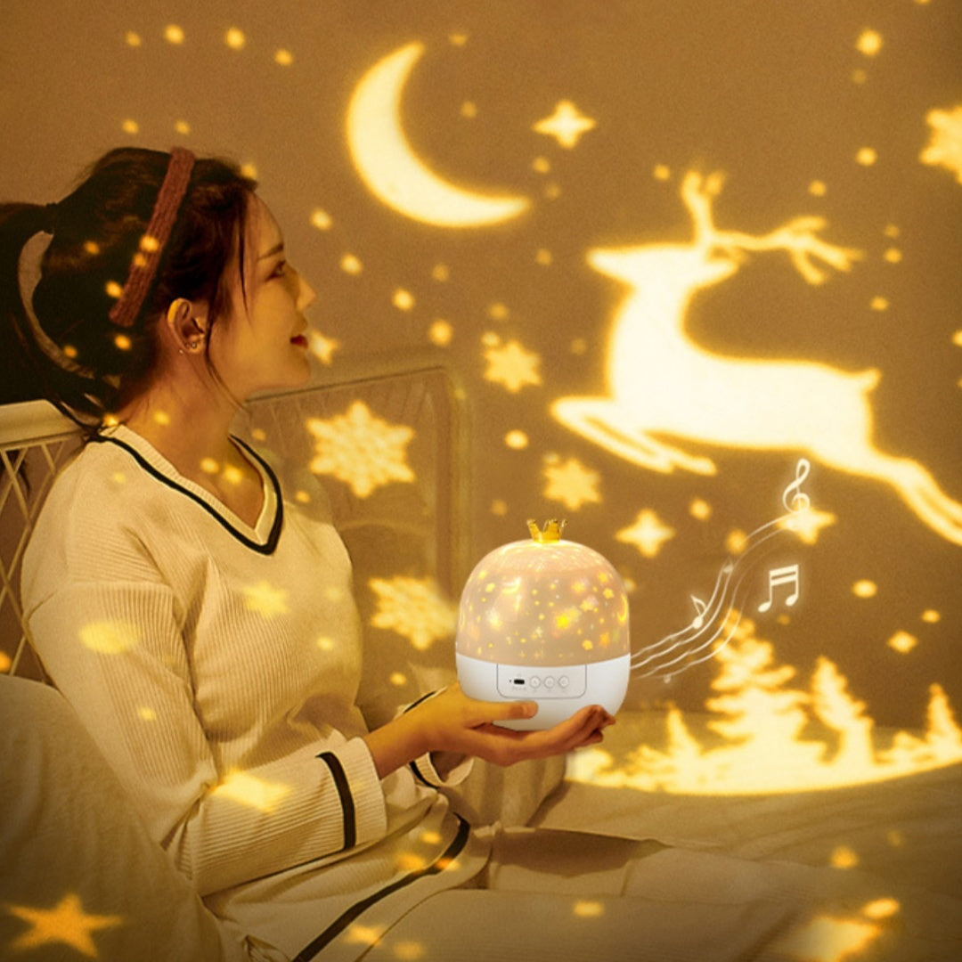 Dream Starry Sky Music Box Projection Lamp