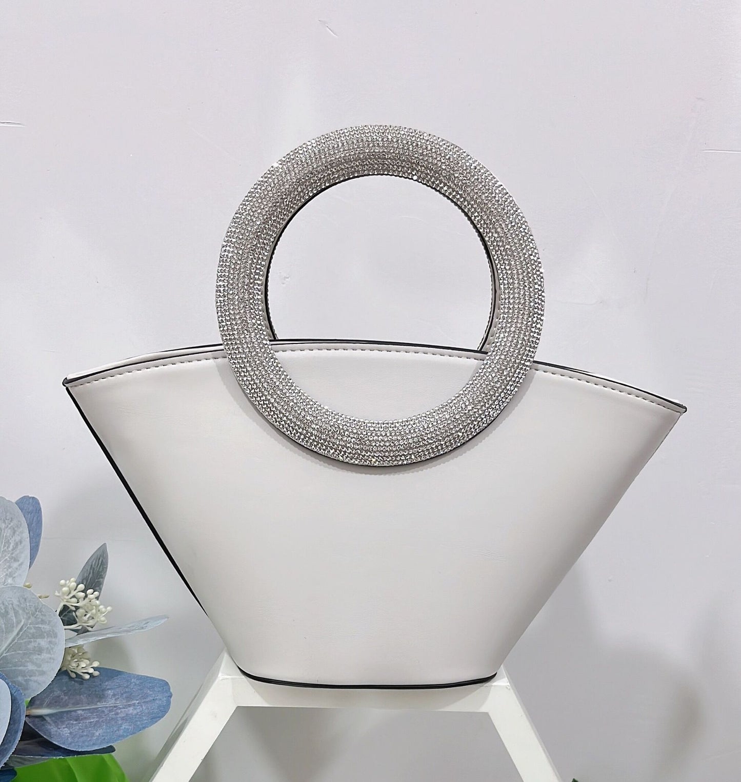Diamond Round Handle Bag