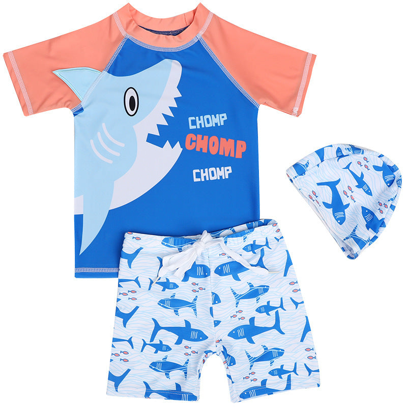 Swimsuit Cartoon Quick-drying Boy Swimwear