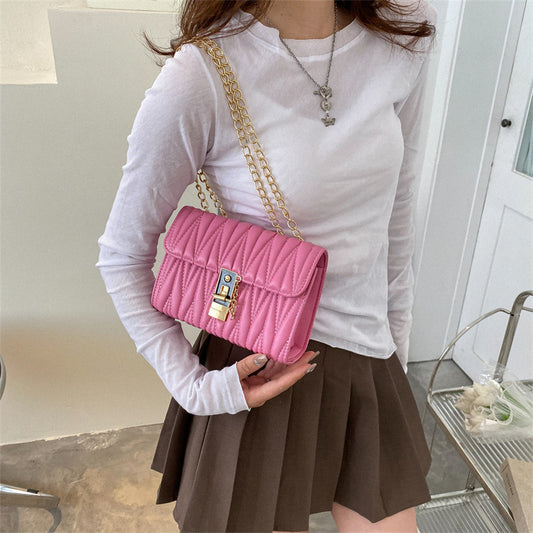 Square All-match Simple Chain Shoulder Bag