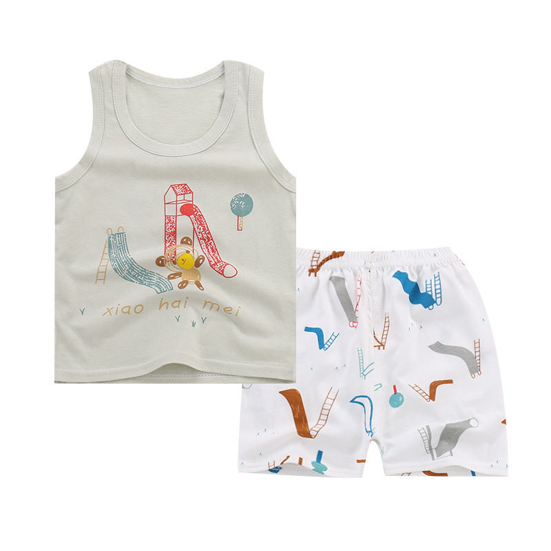 Children's cotton sleeveless