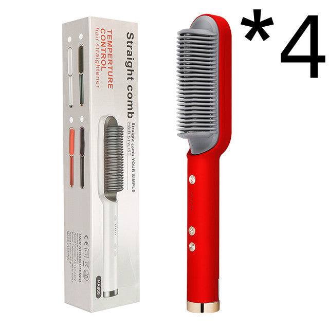 New 2 In 1 Hair Straightener Hot Comb  Dual-purpose Electric Hair Brush