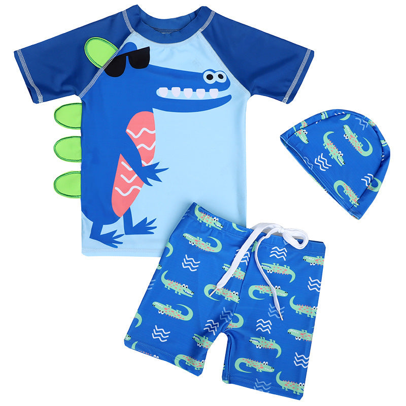 Swimsuit Cartoon Quick-drying Boy Swimwear