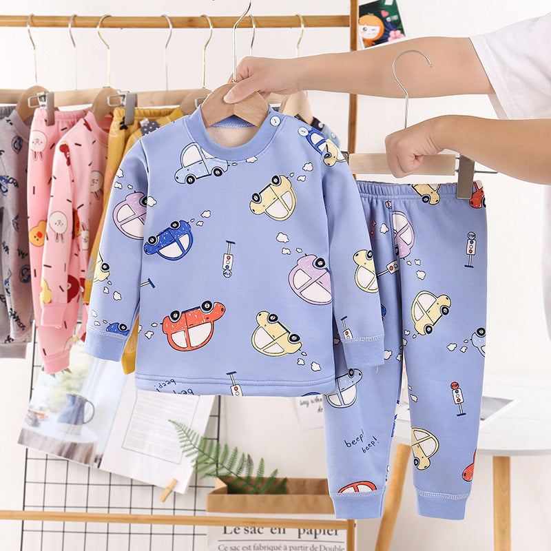Clothing Winter Boys And Girls Thickened Autumn Clothes Long Trousers