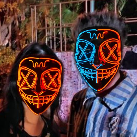Horror Full Face Glow Mask