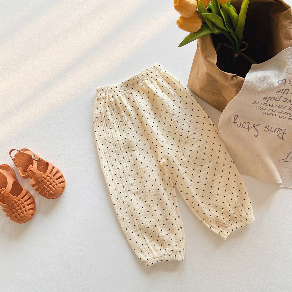 Baby Anti-mosquito Pants Thin Cotton Trousers Loose