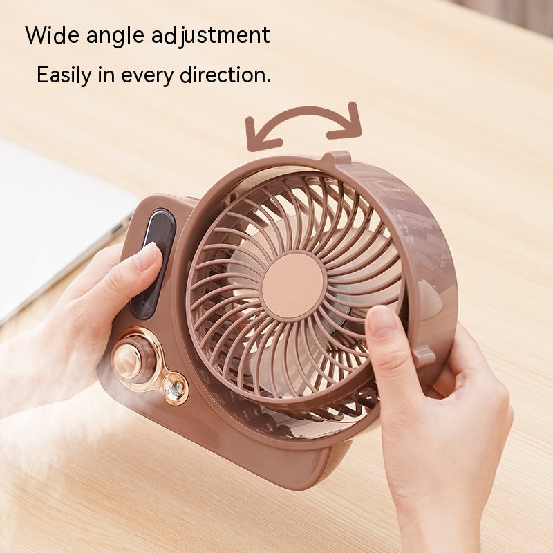 Desktop Spray Humidifier Mini Fan