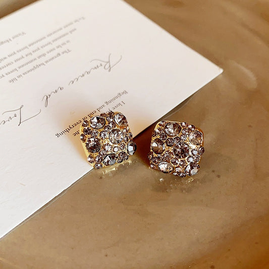 Diamond Micro Inlaid Zircon Square Suit