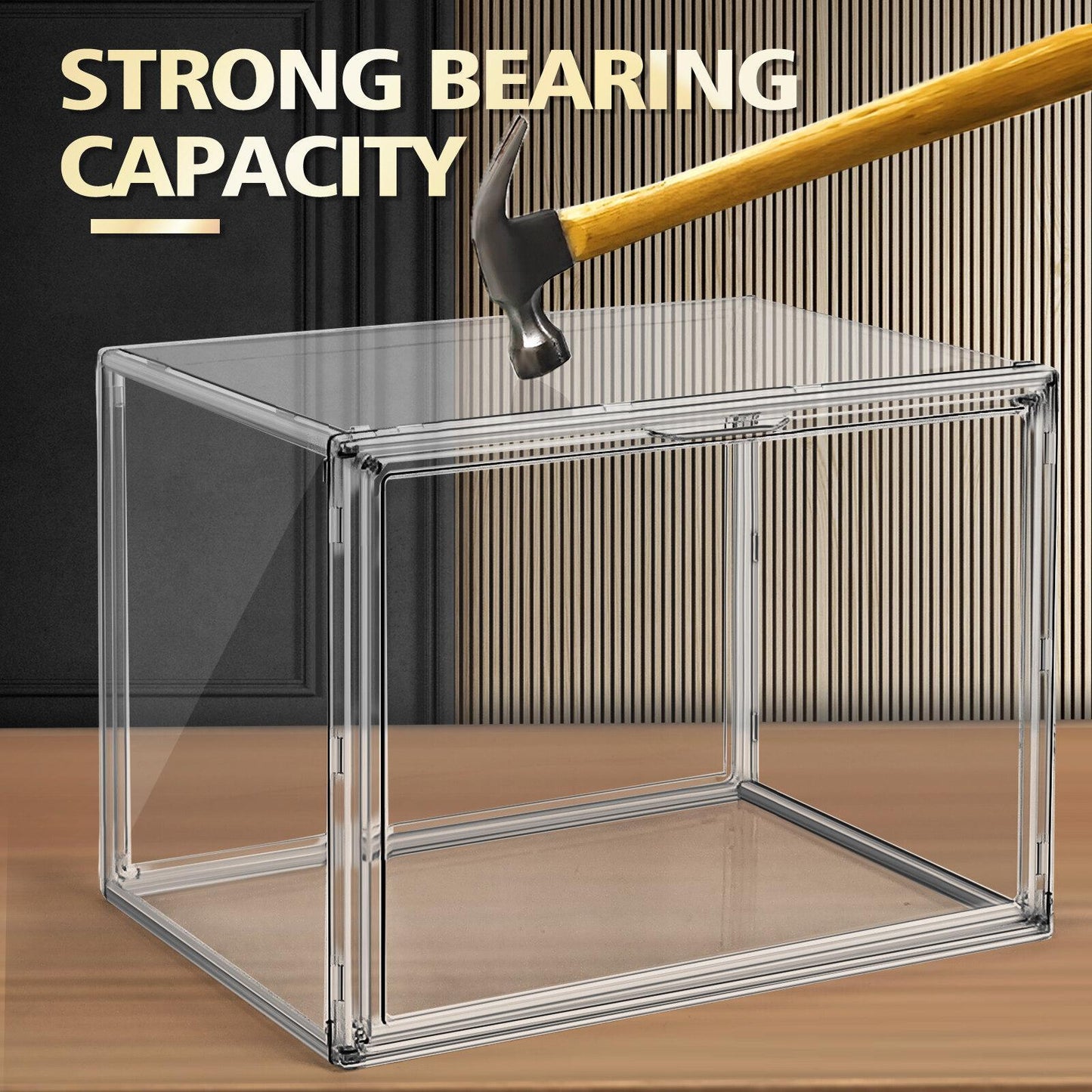 Transparent Stackable Handbag Display