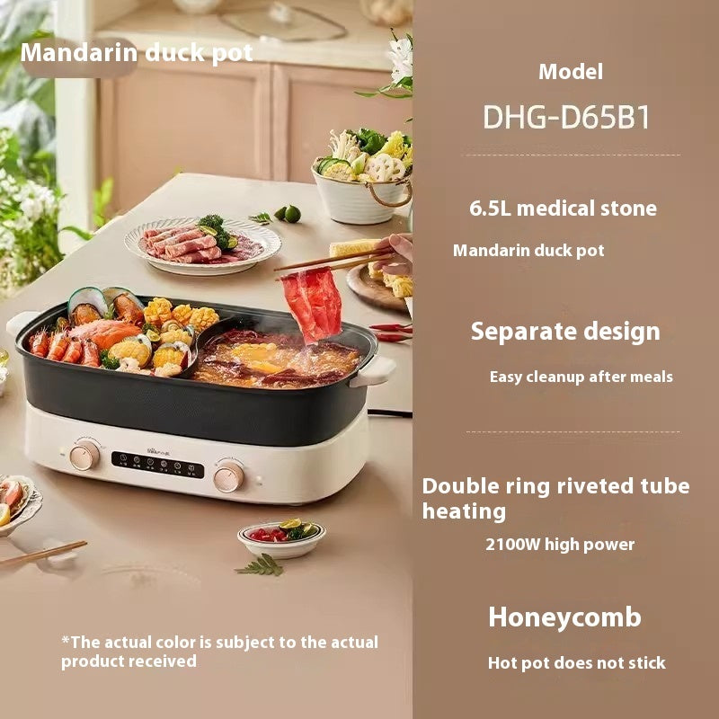 Hot Pot Electric Chafing Dish Split Multifunctional