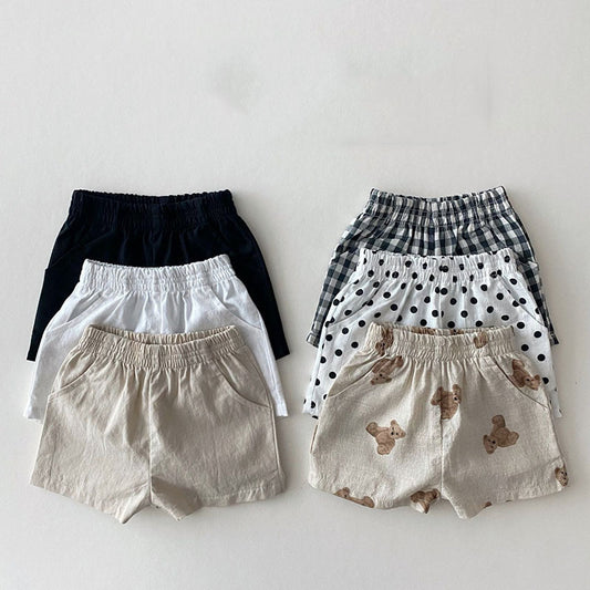Linen Shorts Childish Style