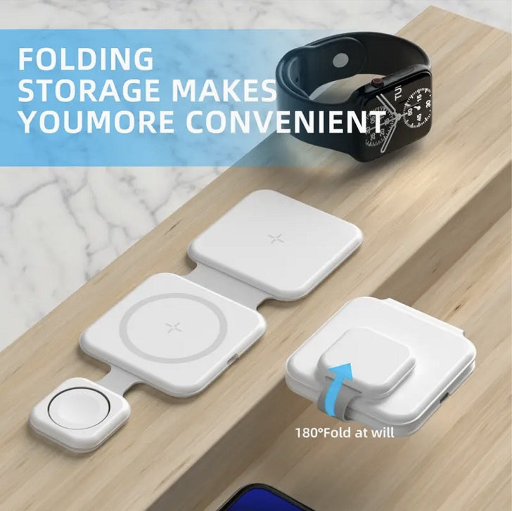 Magnetic Foldable Wireless Charger Multi-device