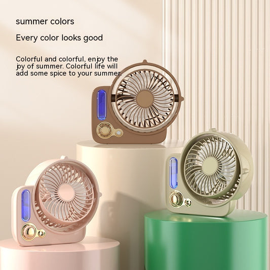 Desktop Spray Humidifier Mini Fan