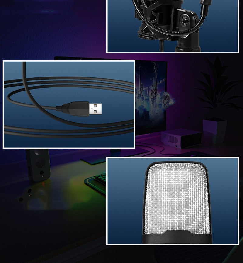 Desktop Microphone Live Conference