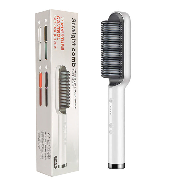 New 2 In 1 Hair Straightener Hot Comb  Dual-purpose Electric Hair Brush