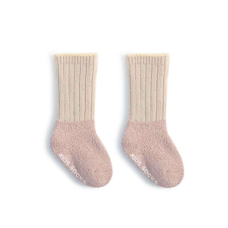 Cotton Thickened Fleece Lined Socks