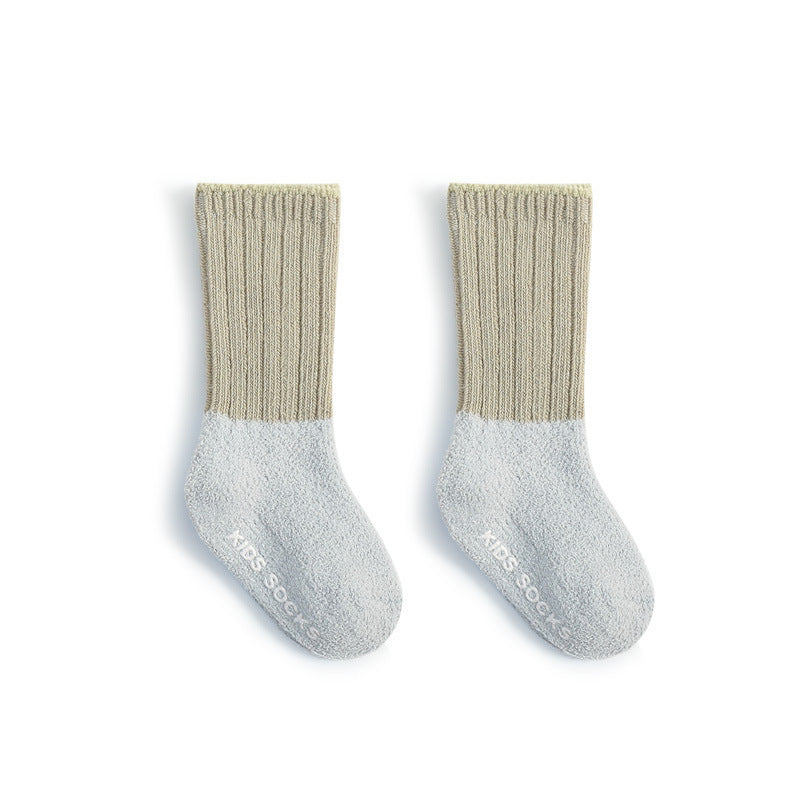 Cotton Thickened Fleece Lined Socks