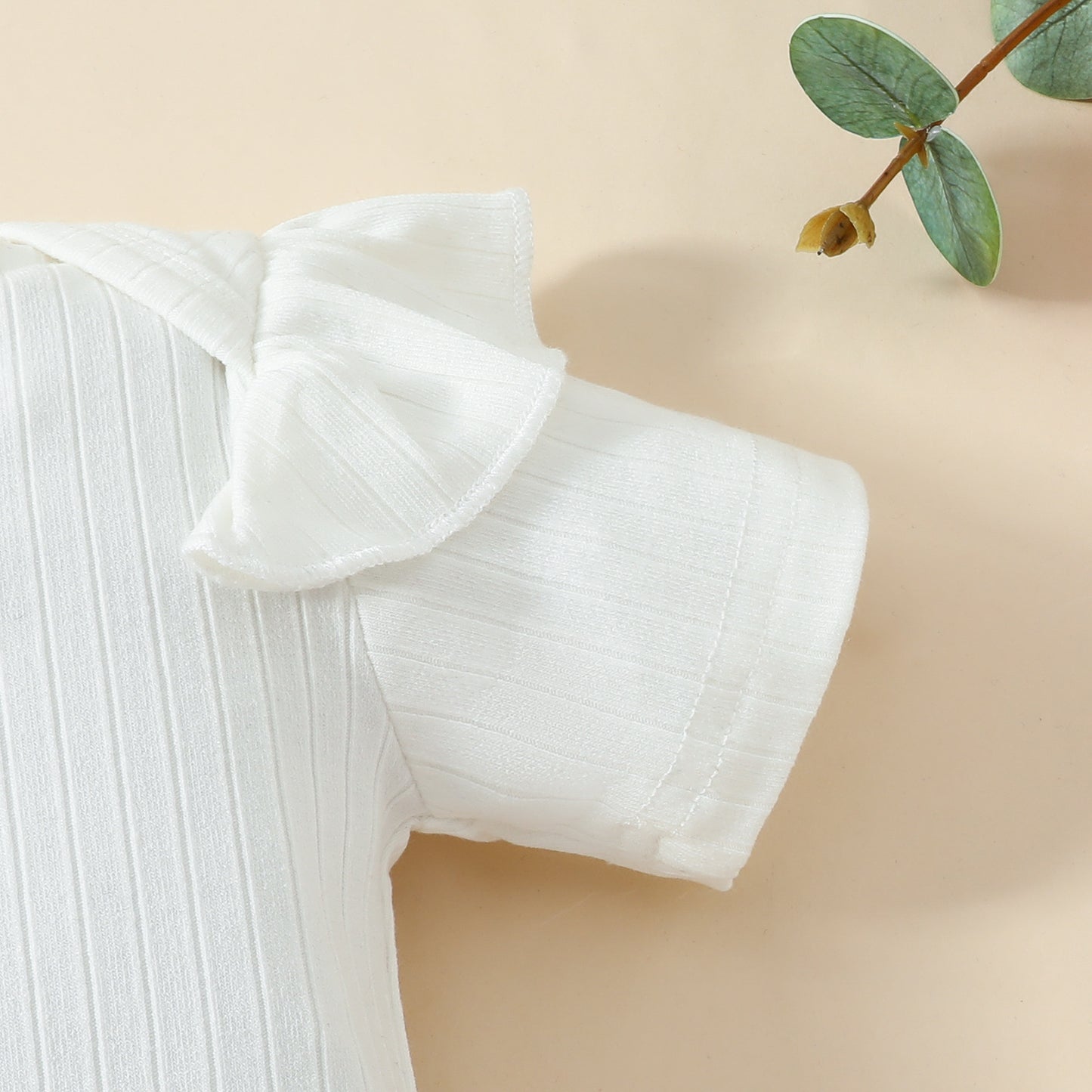Babies' Short-sleeved Blouse Skirt