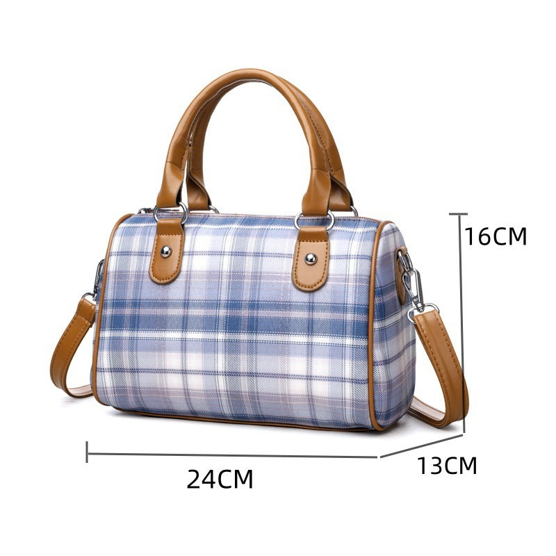 Style Round Barrel Shoulder Bag
