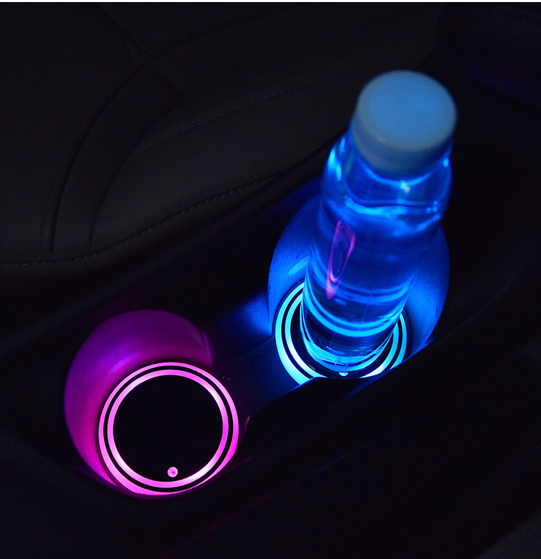 Colorful Cup Holder LED Light and Light For Car Automatically