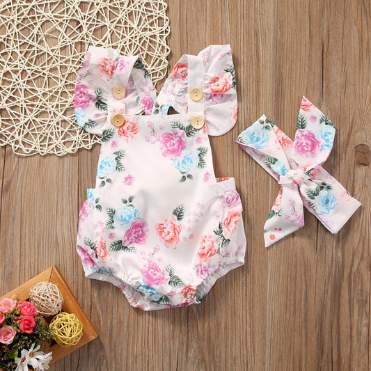 Floral Ruffled Set Infant Casual Trend