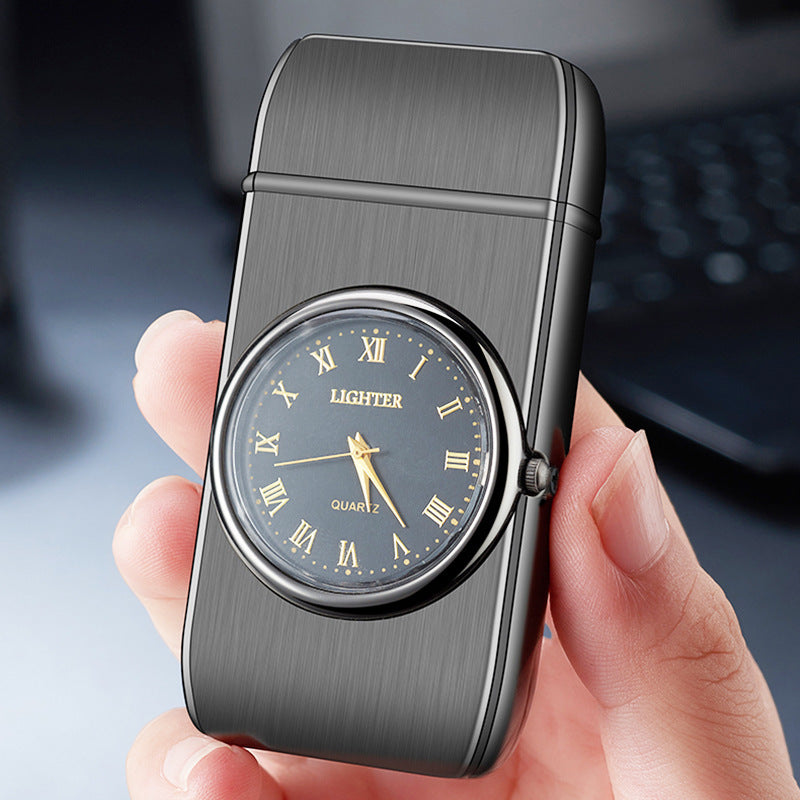Electronic Watch Cigarette Lighter-in-one Body