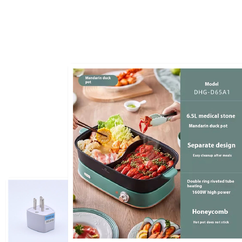 Hot Pot Electric Chafing Dish Split Multifunctional