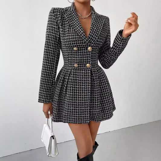 Long Sleeve Skirt Coat