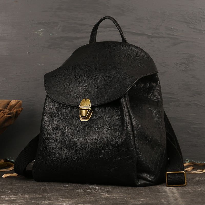 Leather Vintage Casual Backpack